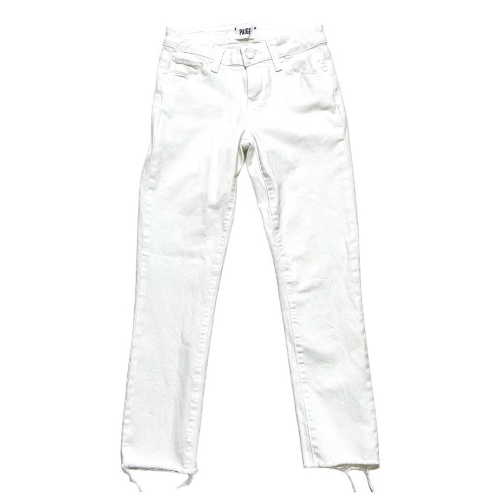 Paige skyline skinny crop jeans 25